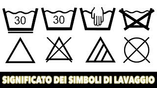 SIMBOLI DI LAVAGGIO  significato e cura dei capi CCarpentieri [upl. by Tarttan402]