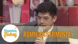 Magandang Buhay Romnick tries to hold his tears while talking about his children [upl. by Enymsaj]