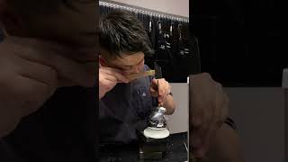 Wow heres how to make a 24k gold bracelet 🔥🔨 shorts viral video silver gold jewellry jewe [upl. by Daus]