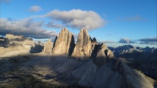 Tre Cime di Lavaredo la Trinità delle Dolomiti [upl. by Yatnwahs]