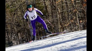 Crosscountry ski meet at the Marlboro Nordic Center [upl. by Sseb513]