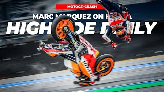 Marc Marquez Daily Highside Compilation Day 2 in Misano  MotoGP The Matrix [upl. by Dirk298]