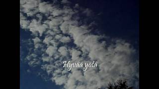 Ella ja Aleksi Hyvää yötä Lyrics [upl. by Ibib982]