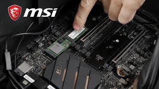 MSI Pro Cast16 –Easy M2 SSD RAID 0 Configuration Setup  Gaming Motherboard  MSI [upl. by Eyks]