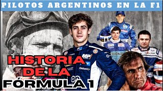 De FANGIO a COLAPINTO todos los pilotos Argentinos en la F1 [upl. by Llerrad590]