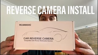 Budget Reverse Camera  Installation and Review  RCAMAVIC [upl. by Nadine]