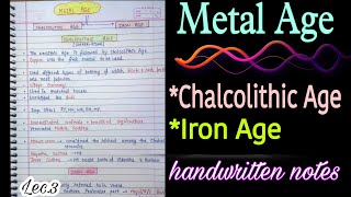 Pre Historic PeriodMetal Age  Chalcolithic amp Iron Age Ancient History  Lec3 An Aspirant [upl. by Maloney259]