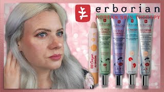 ERBORIAN CC RED CORRECT CC DULL CORRECT CC WATER amp BB CRAYON Review  Clare Walch [upl. by Arel]