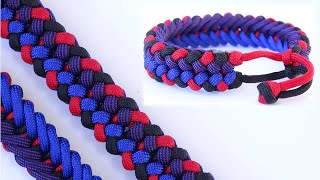 4 COLOR Basic Sanctified Knot Bracelet  Make a quotMad Max Stylequot Paracord Survival Bracelet  CBYS [upl. by Sekoorb28]