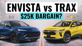 2024 Chevy Trax VS Buick Envista  25k SUV Bargain Or Mistake [upl. by Oidivo530]