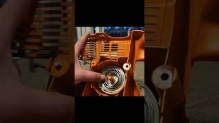 Recoil Spring Replacement on Stihl Weed Eater FS 40C [upl. by Muhcan288]