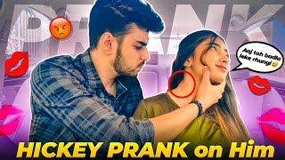 Hickey Lovebite💋 Prank On Bestfriend  He Called My Mom😭  Revenge Prank On Namish🥵 [upl. by Lacee587]