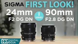 First Look Sigma 90mm F28 DG DN amp Sigma 24mm f2 DG DN  Sigma I Series Lenses [upl. by Kial120]