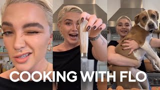 Florence Pugh  Cooking With Flo [upl. by Omor476]