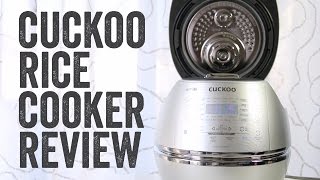 CUCKOO RICE COOKER PRODUCT REVIEW  DHSR0609F  Chef Julie Yoon [upl. by Lawlor]