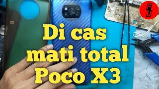 pocophone x3 mati totalnot chargingtidak bisa di cas [upl. by Amasa]