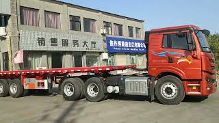 Best Semi Trailer Truck will be deliveried to Customers [upl. by Lseil]