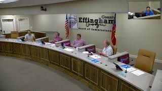 Effingham County Planning Board Work Session June 11th 2024 [upl. by Hairas]