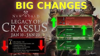 BIG BALANCE CHANGES  legacy of crassus event [upl. by Ecylahs]