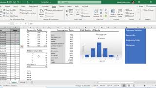 Statistics in Excel Tutorial 11 Descriptive Statistics using Microsoft Excel [upl. by Jakob]