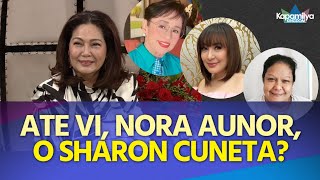 Maricel Soriano pinapili kung sino kina Ate Vi Nora at Sharon ang nais niyang makasama sa trabaho [upl. by Bledsoe835]