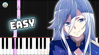 86 EightySix Part 2 OP  quotKyoukaisenquot  EASY Piano Tutorial amp Sheet Music [upl. by Shani]