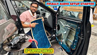 Finally creta ka music system installation hua start 😍 Creta Base to Top Conversion  Part  4 [upl. by Notnyw]