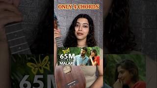 Malare  Premam Ukulele Tutorial  Easy Malayalam Ukulele Tutorial ukuleletutorial shortsmusic [upl. by Abad]