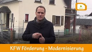 KFW Förderung Modernisierung  Unabhängige Immobilienfinanzierung erklärt [upl. by Leroy]