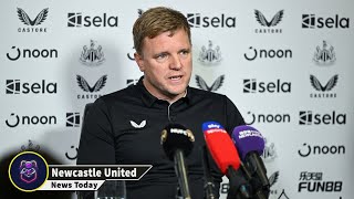 NUFC Team News Eddie Howe outlines stance on selling Newcastle star amid growing Arsenal trans [upl. by Lirba863]