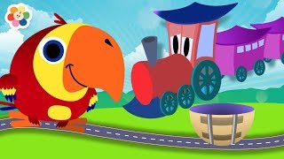 Medios de Transporte con VocabuLarryo y Mucho Más  BabyFirst Español [upl. by Sumahs701]