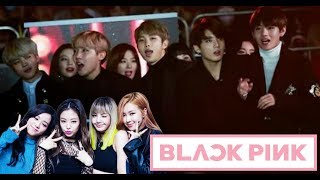 BTS Dancing and Singing to BLACKPINK Songs [upl. by Elisee7]