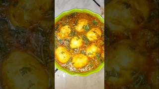 ডিমদিয়ে আলুর ডালের recipe😜shortvideo ytshorts foryou trending views food islam nafizafood [upl. by Eatnuhs]