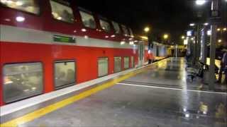 Tel Aviv HaHagana Israel Railways  רכבת ישראל  Bahn  Train [upl. by Cornelius]