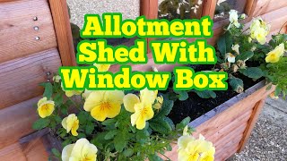 Allotment Shed With A Window Box [upl. by Nicoli687]