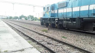 Brand New Itarsi shed wdm3d Alco locomotive with gas train😀😃😀😃 [upl. by Nesto]