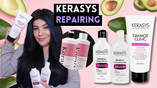 🥑KERASYS REPAIRING DAMAGE CLINIC NutriReconstrução para cabelos danificados e enfraquecidos [upl. by Dorthy]