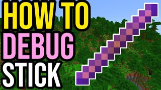 How To Get amp Use The Debug Stick  Minecraft Bedrock amp Java [upl. by Allecnirp]