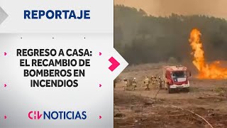 El regreso a casa de algunos Bomberos que combatieron incendios forestales  CHV Noticias [upl. by Shani377]