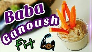 BABA GANOUSH FIT paté de berenjena  Recetas Fitness [upl. by Nyrhtac]