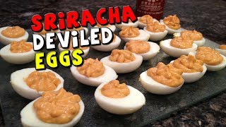 Spicy Deviled Eggs with Sriracha [upl. by Siravaj]