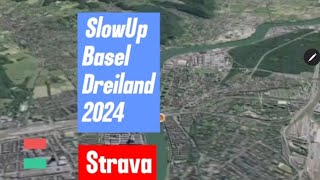 SlowUp Basel Dreiland 2024  Strava track [upl. by Donny]