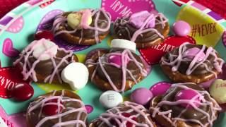 Valentines Chocolate Caramel Pretzels [upl. by Newob]