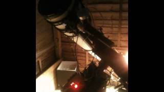 Homemade Arduino GEM goto telescope mount slew test [upl. by Soane]