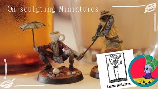 Sculpting my First Turnip28 Miniatures  featuring chobminis and banhusminiatures [upl. by Washburn947]