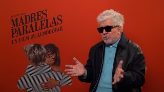 Almodóvar presenta Madres Paralelas quotEs un tema contemporáneoquot [upl. by Flessel216]