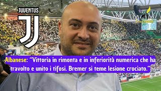 Giovanni Albanese quotVittoria memorabile che unisce i tifosi Si teme lesione crociato per Bremerquot [upl. by Faxan]