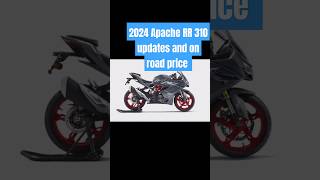 Apache RR 310 2024 updates and on road price bikelover apacherr newbike [upl. by Euphemie176]