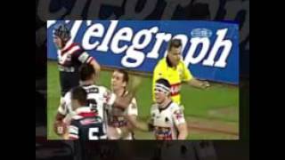 Denan Kemp try  Broncos v Roosters 2008 THROWBACK THURSDAY [upl. by Bowler]