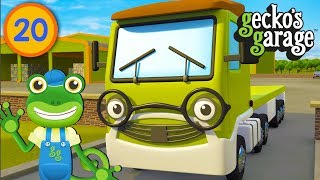 BIG Truck Songs  Nursery Rhymes  Geckos Garage  Educational Videos For Toddlers [upl. by Ysirhc]